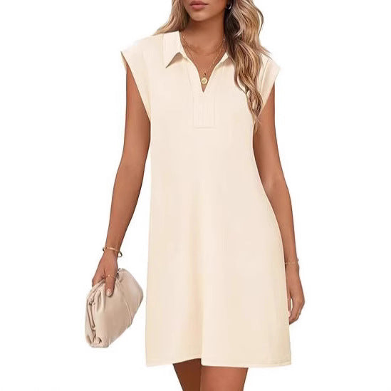 Damen Polo-Kleid mit Taschen und modernem Schnitt R&B