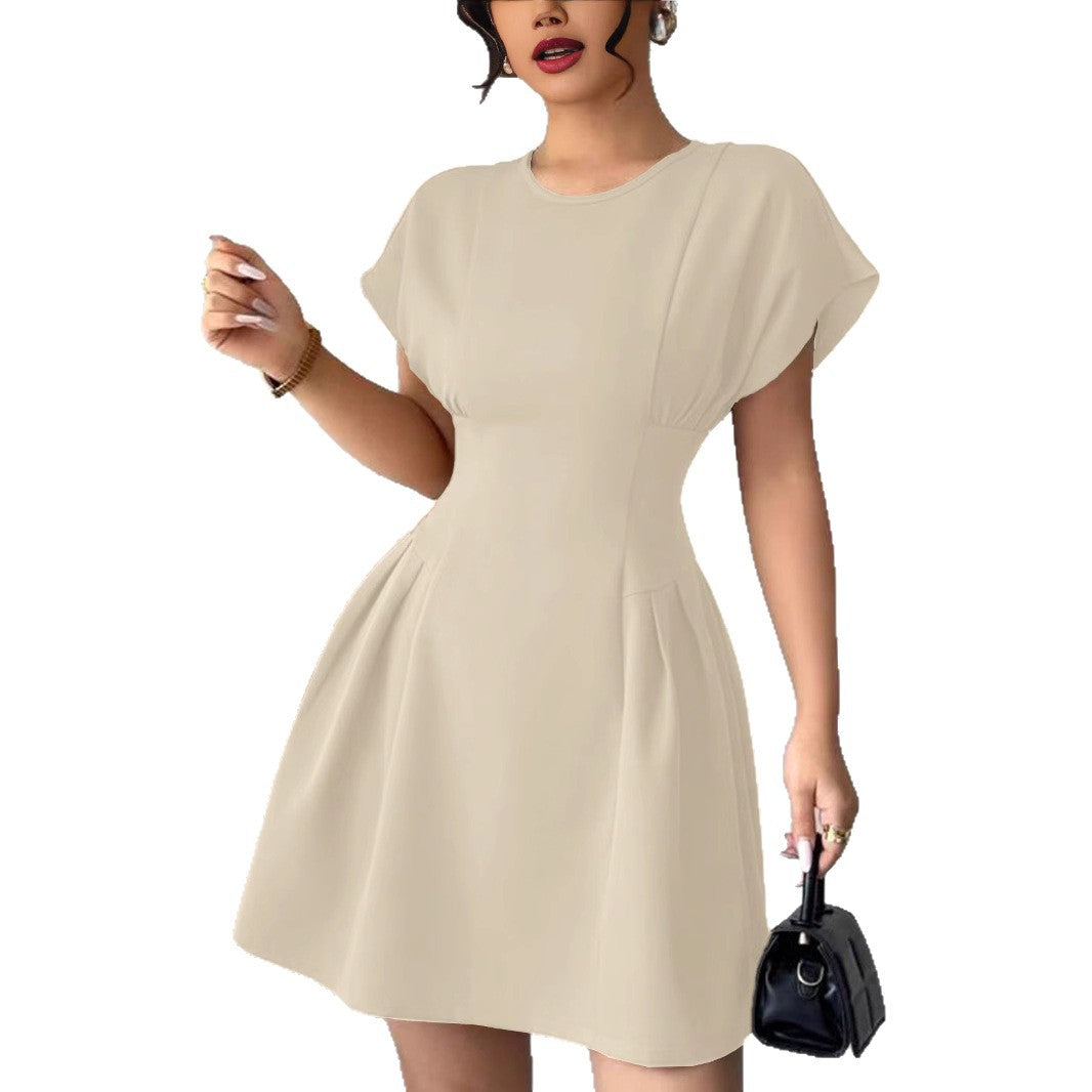 Damen Wickelkleid mit elegantem Schnitt und fließendem Rock R&B