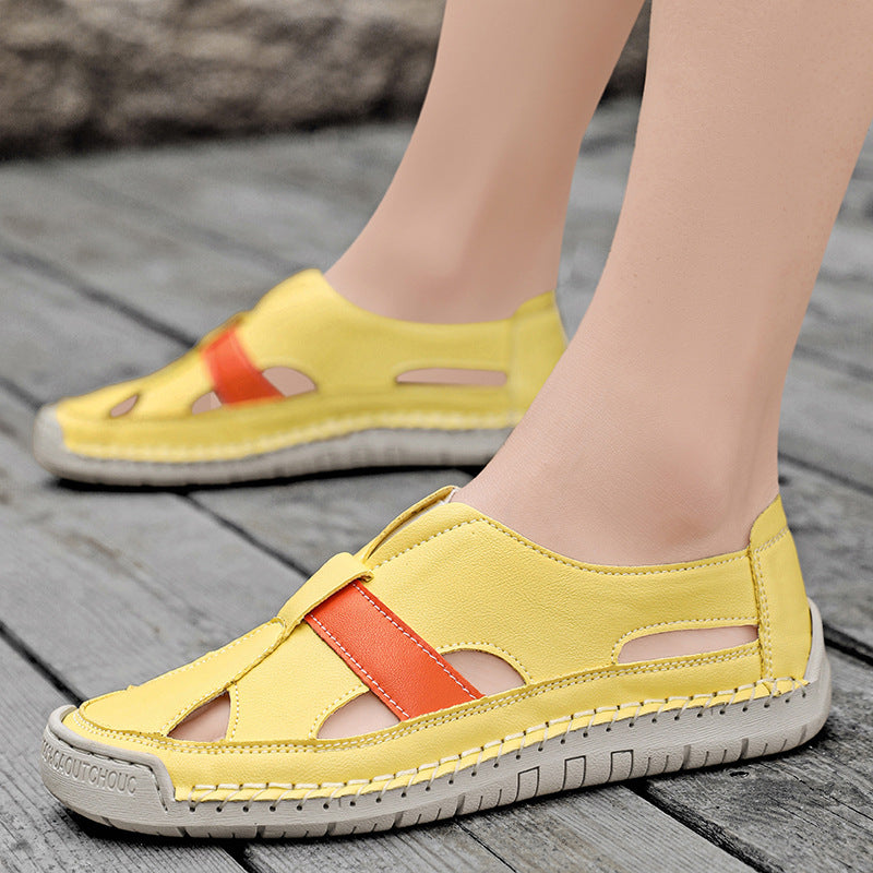 Damen Atmungsaktive und elegante Sandalen mit verstellbarem Riemen R&B