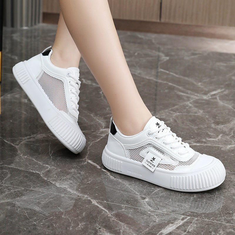 Damen modische Sneakers mit atmungsaktiver Mesh-Oberfläche und dämpfender Sohle R&B
