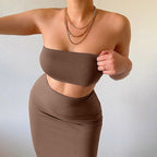 Damen Bandeau Oberteil R&B