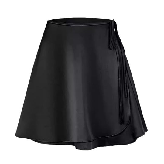 Damen Wickelrock aus hochwertigem satinierter Viskose R&B