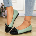 Damen Bequeme Ballerinas mit elegantem Schleifendetail R&B