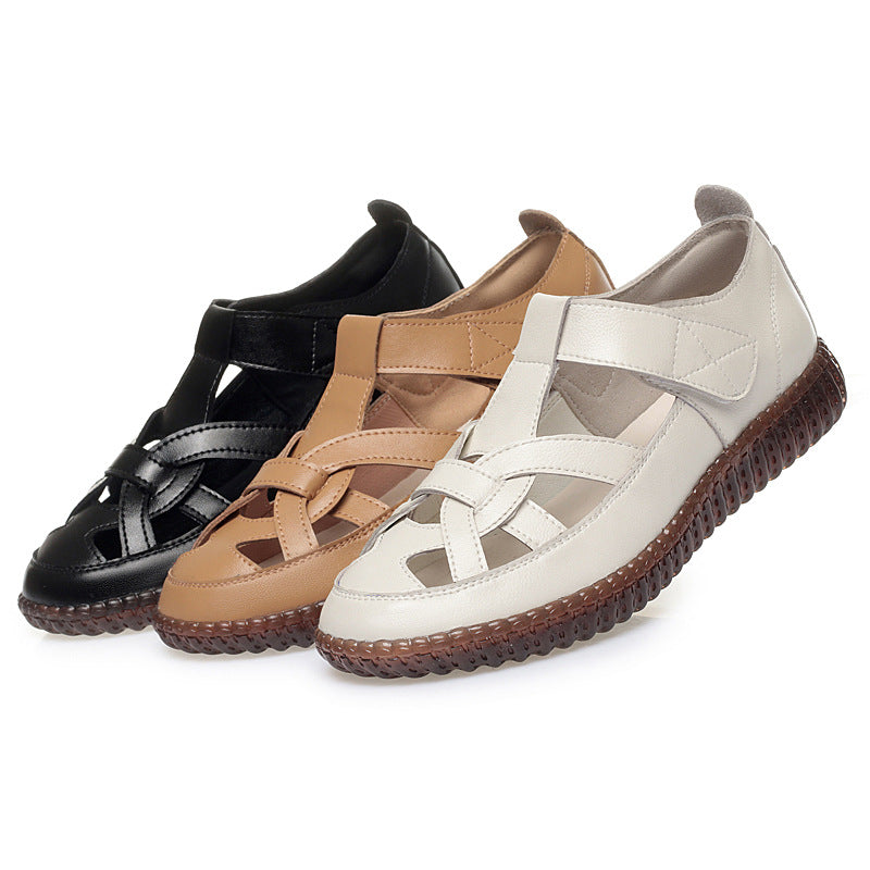 Damen Komfortable Sandalen mit verstellbarem Riemen und atmungsaktivem Obermaterial R&B