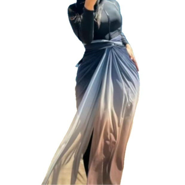 Damen eleganter Strandüberwurf R&B