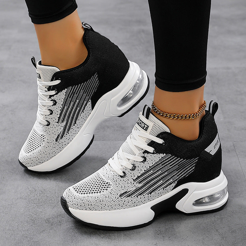 Damen Sportliche Komfort-Sneaker mit Air Cushion Technologie