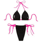 Damen Triangel-Bikini mit raffinierten Schnürdetails
