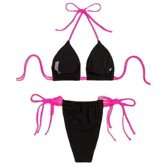 Damen Triangel-Bikini mit raffinierten Schnürdetails R&B