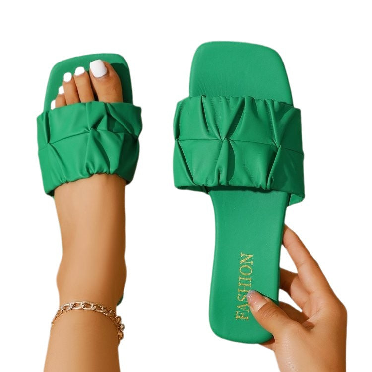 Damen Modische und bequeme Slipper mit elegantem Riemendetail R&B
