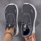 Damen Sportliche Leichtgewicht Sneakers mit elastischem Obermaterial