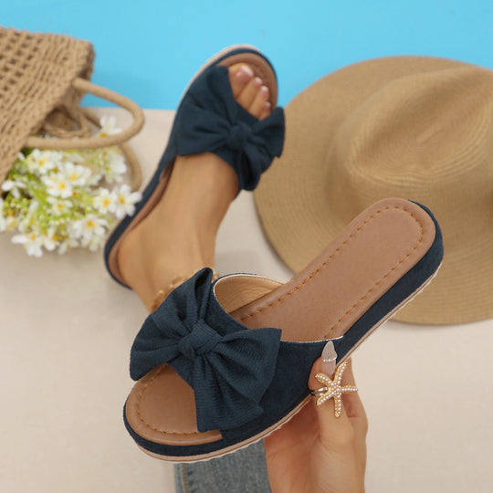 Damen Bequeme Sandalen mit modischem Schleifen-Design R&B