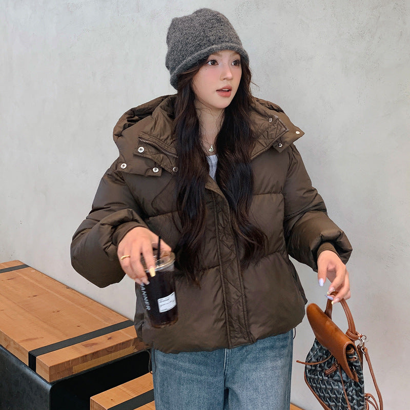 Damen Pufferjacke mit verstellbarem Bund und weichem Innenfutter R&B