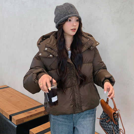 Damen Pufferjacke mit verstellbarem Bund und weichem Innenfutter R&B