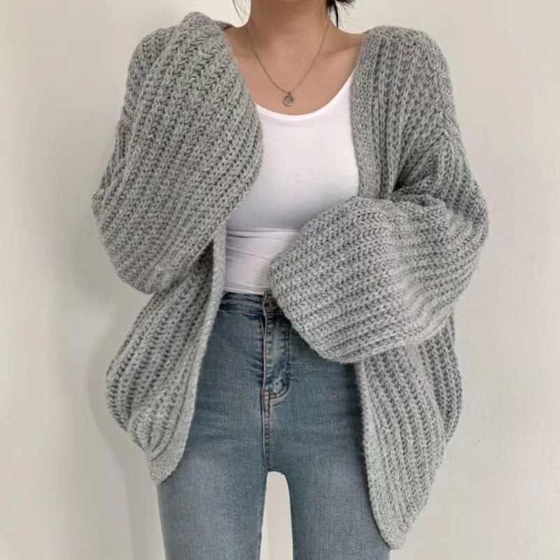 Damen Oversized Strickjacke R&B