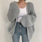 Damen Oversized Strickjacke R&B