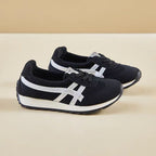Damen Sportliche Sneakers im Retro-Stil mit atmungsaktivem Mesh-Obermaterial R&B