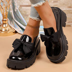 Damen Wedge-Pantoletten mit Schleifen-Detail R&B