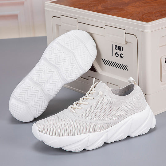 Damen Hochleistungs-Laufschuhe mit atmungsaktiver Mesh-Oberfläche und stoßdämpfender Sohle R&B