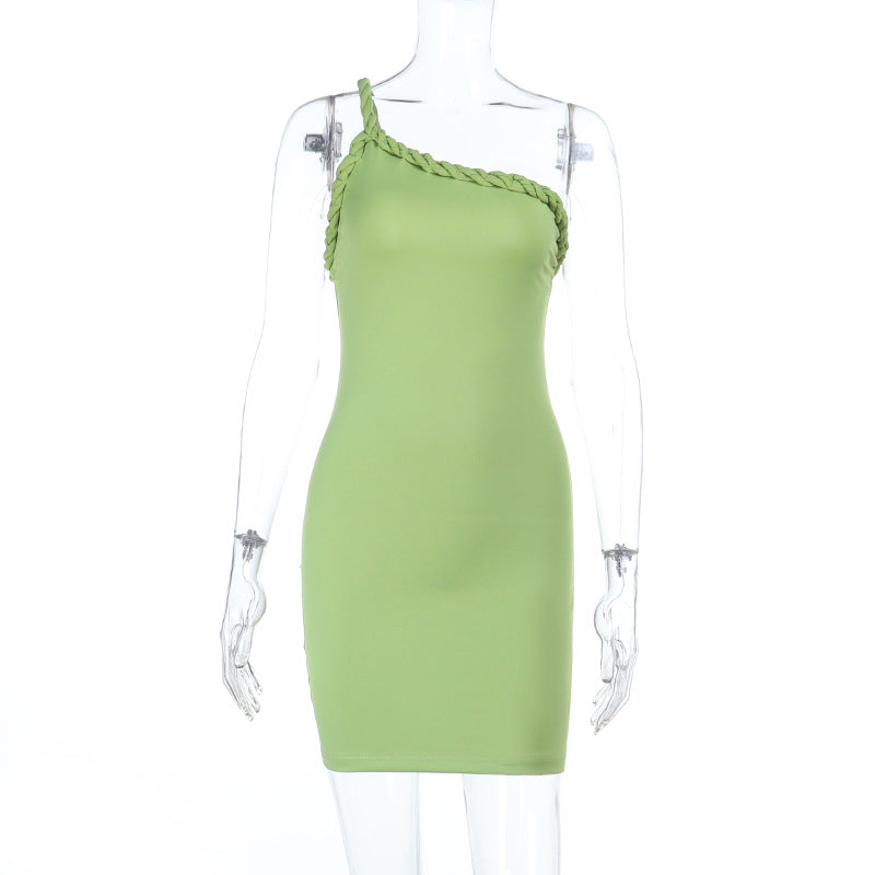 Damen Bodycon Kleid mit verspieltem schulterfreiem Design R&B