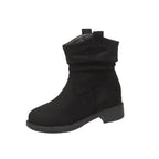 Damen Weiche und lässige Stiefeletten mit bequemem Schaft und rutschfester Sohle R&B
