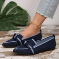 Damen Modische Ballerinas mit dekorativem Schleifen-Detail R&B