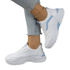 Damen Sportliche Sneakers mit atmungsaktiver Oberflächenstruktur und trendigem Dämpfungssystem R&B