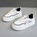 Damen Sneakers mit erhöhtem Sohlenprofil und atmungsaktiver Mesh-Oberfläche R&B