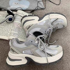 Damen Sportliche Sneakers mit atmungsaktiver Mesh-Oberfläche und dämpfender Zwischensohle R&B