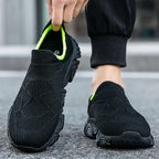 Damen Strick-Sneaker mit rutschfester Sohle und atmungsaktiver Passform