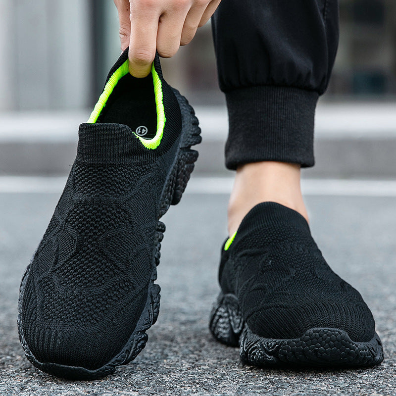 Damen Strick-Sneaker mit rutschfester Sohle und atmungsaktiver Passform