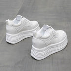 Damen modische Plateau Sneakers