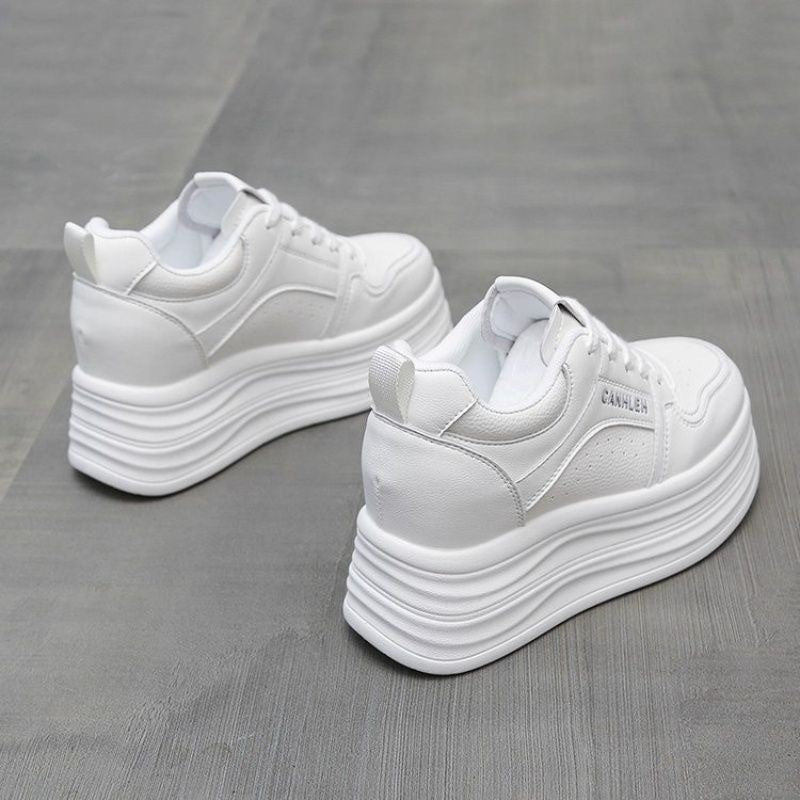 Damen modische Plateau Sneakers
