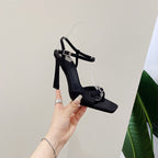 Damen elegante Slingback High Heel Sandalen R&B