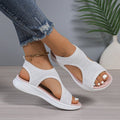 Damen bequeme Sandalen mit atmungsaktivem Obermaterial R&B