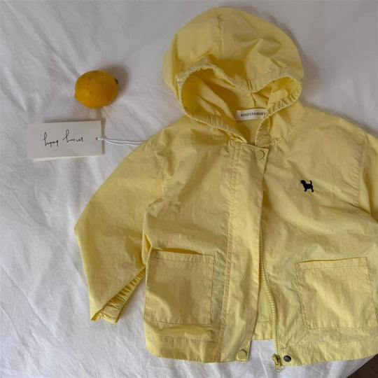 Unisex nan leichtgewicht Kapuzenpackbare Windbreaker-Jacke mit elastischen Bündchen und vorderen Patten Taschen R&B