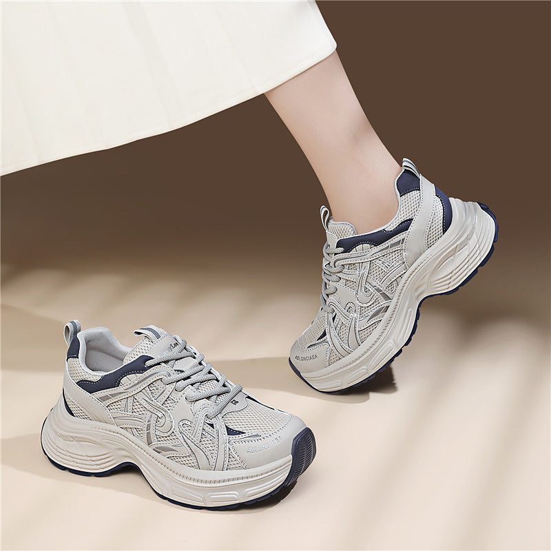 Damen Sportliche Fitness-Sneaker mit dämpfender Sohle und atmungsaktivem Obermaterial R&B