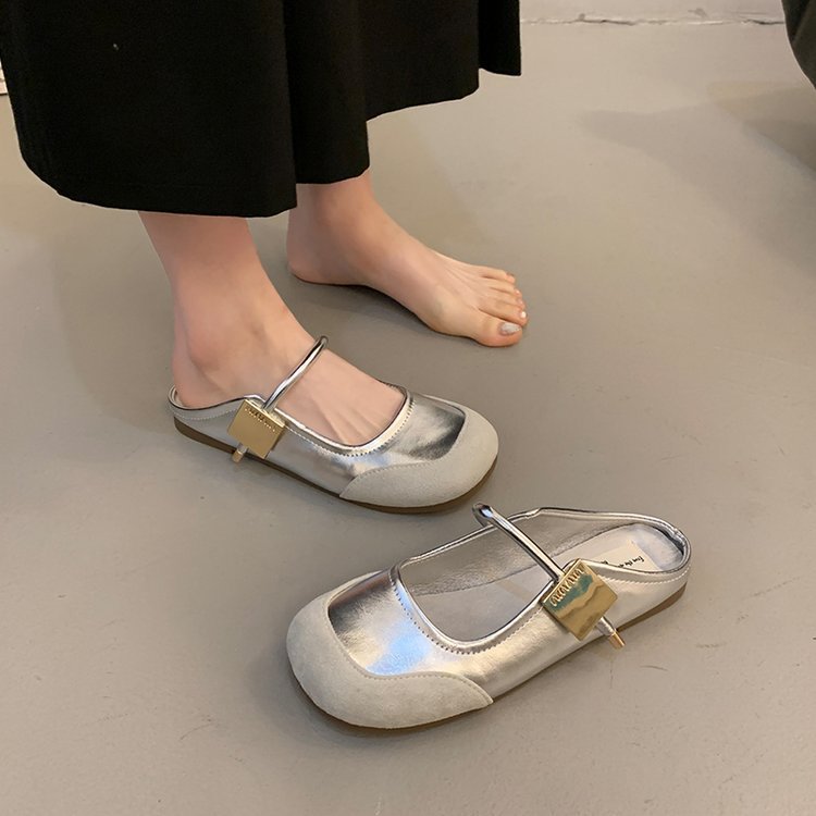 Damen elegante Ballerinas mit modischem Riemchen und komfortabler Innensohle R&B