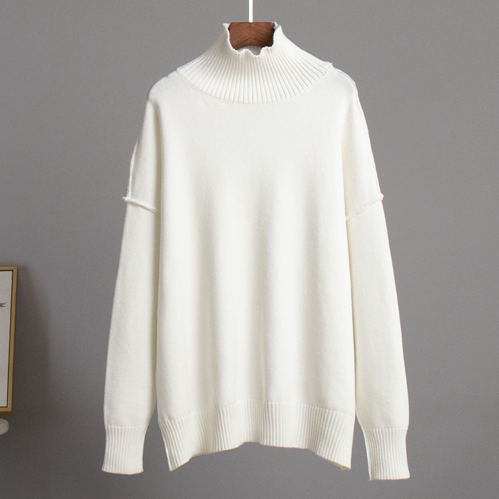 Damen Modischer Rollkragenpullover R&B