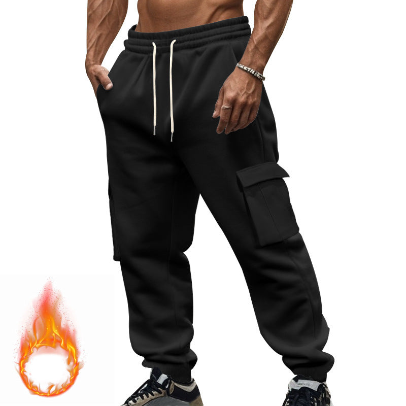 Herren cargo Jogginghose mit praktischen Seitentaschen und verstellbarem Kordelzug R&B