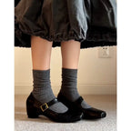 Damen Elegante und bequeme Schuhe mit T-Strap