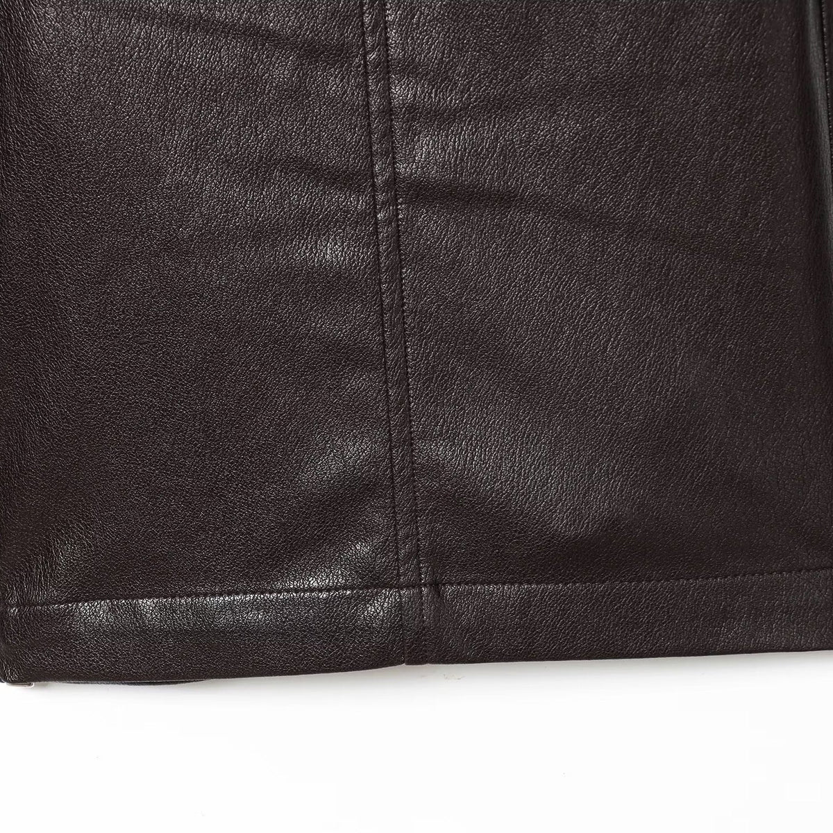 Damen Kunstleder Shorts mit elastischem Bund und modischen Details R&B
