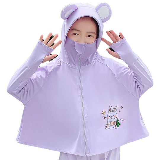 Mädchen praktische Kapuzenjacke mit tierisch verspieltem Design R&B