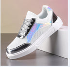 Damen Modische Sneakers mit reflektierendem Obermaterial