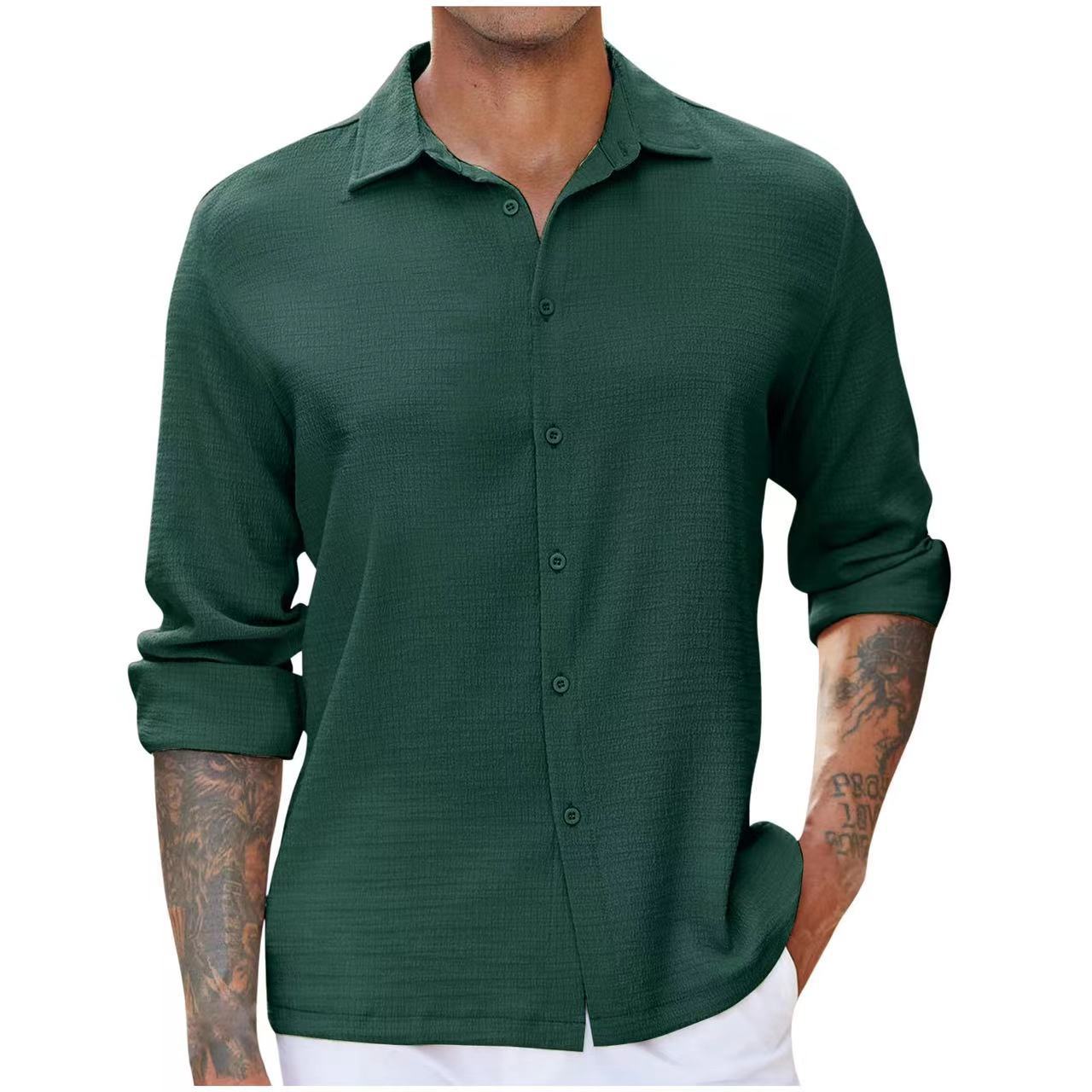Herren Langarmhemd R&B