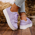 Damen Sneakers mit platten Sohlen R&B