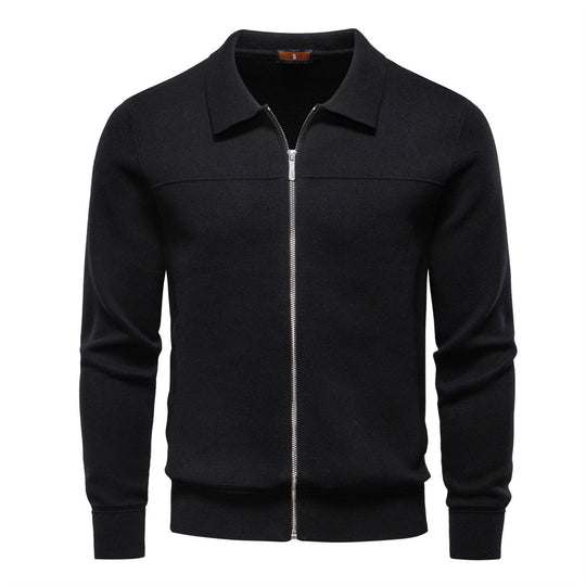Herren modische Freizeitjacke mit hochwertigem Reißverschluss R&B