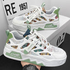 Damen Sportliche Sneakers mit atmungsaktivem Mesh-Obermaterial und flexibler Sohle R&B