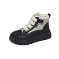 Damen modische High-Top Sneakers mit isolierendem Innenfutter und praktischen Klettverschlüssen R&B