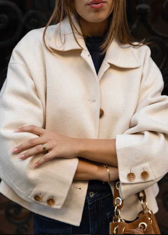 R&B | Grace - Kurz geschnittene Wollmischjacke