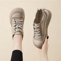 Damen modische und bequeme Freizeit-Schuhe mit elastischen Schnürsenkeln R&B